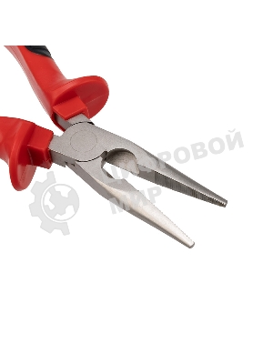 Тонкогубцы Rexant 160 мм никелированные, двухкомпонентные рукоятки