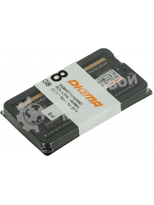 Оперативная память Digma, DDR3, 8GB (1x8 GB), 1600 MHz, CL11, SO-DIMM