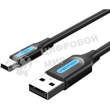Кабель Vention USB 2.0 AM/mini B 5pin - 1,5 м