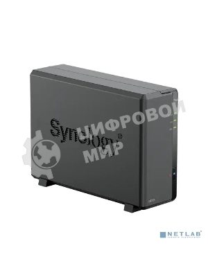 СХД SYNOLOGY настольное исполнение 1BAY NO HDD DS124