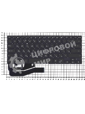 Клавиатура для ноутбука Asus VivoBook Flip 14 TP401N черная