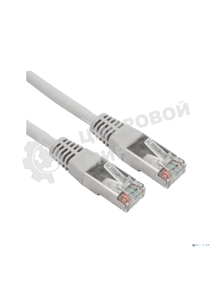Шнур коммутационный Rexant патч-корд U/UTP RJ45-RJ45, cat.5e, LSZH серый, 2м