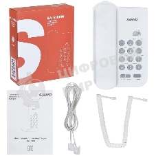 Телефон проводной SANYO RA-S108W белый