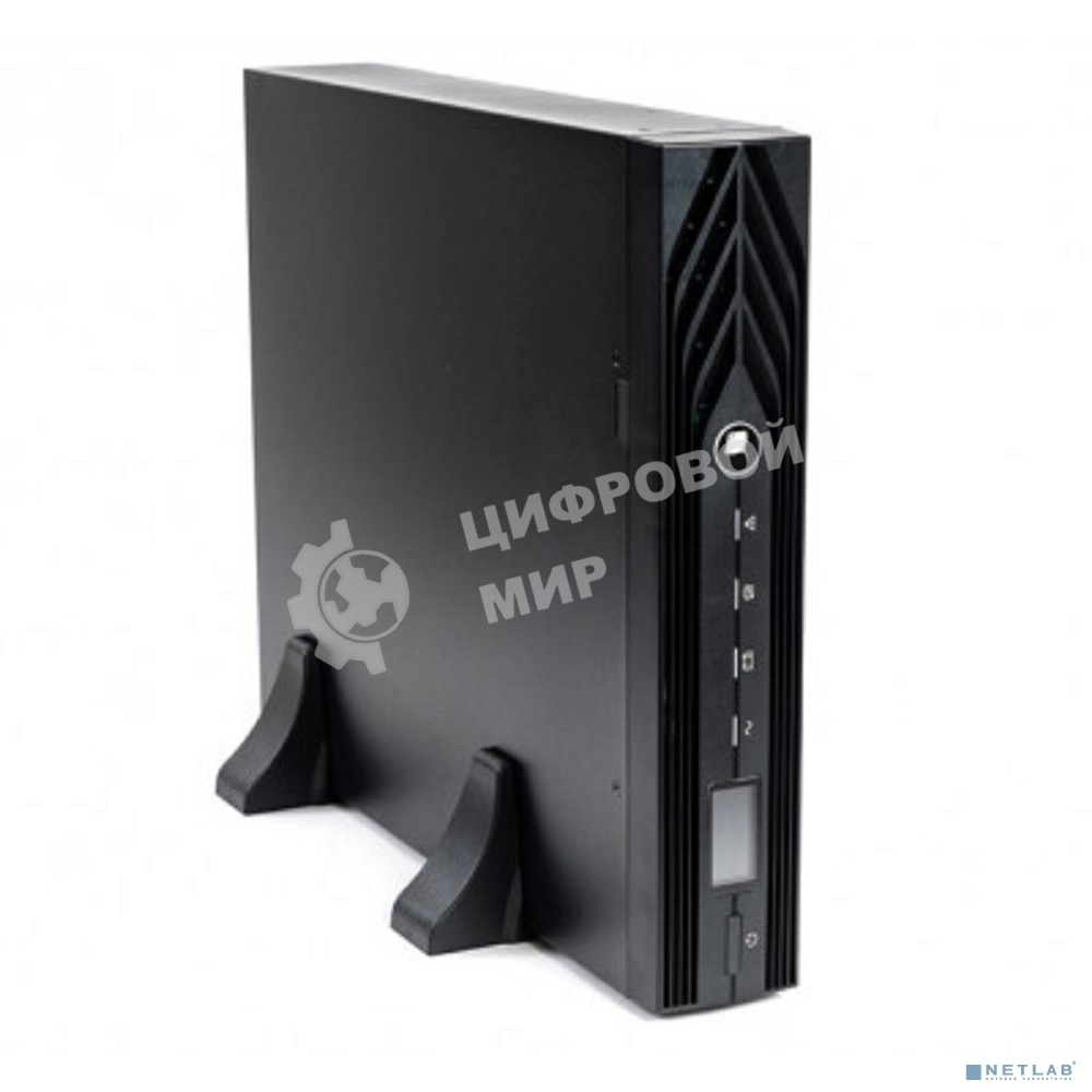 Источник бесперебойного питания Бастион SKAT-UPS 1500-RACK-ON-E Online, 1500ВА/1350Вт, стойка/на пол, 8x C13, USB/RS-232, EPO, БЕЗ АКБ (3 шт 40-120 Ач), МПТ (9905)