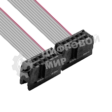 Планка портов в корпус 1xCOM ExeGate BrctDB91-LP (Com 10-pin (F) --> RS232 DB9 Male, кабель 20 см, Low Profile)