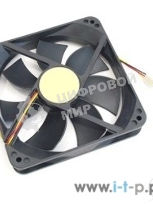 Вентилятор для корпуса Gembird черный, 40 мм, 4000 об/мин, 30 дБ, 3 pin