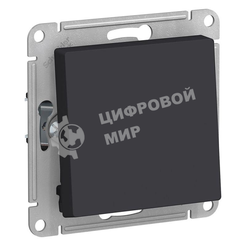 Механизм переключателя 1-кл. ATLAS DESIGN (сх.6) 10АХ карбон