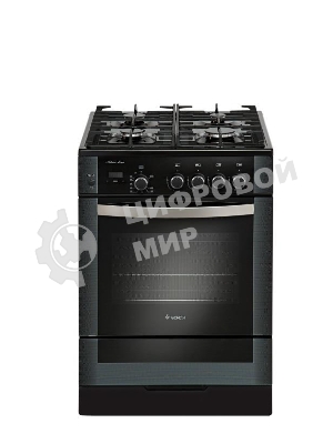 Плита газовая Gefest ПГ 6500-03 0044 черный, конфорок 4 шт, духовка 52 л, 60 см x 85 см x 60 см