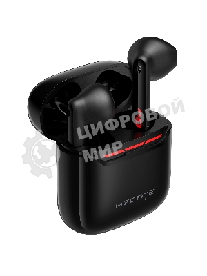 Игровая гарнитура TWS Edifier Hecate GM3 Plus черный, вкладыши, Bluetooth, до 5.5 ч