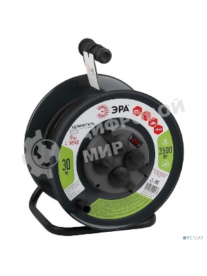 Удлинитель силовой RMx-4es-3x1.5-30m-IP44(KG) на метал. катушке с/з 4гнезда 30м КГ 3х1.5 Эра Б0046844