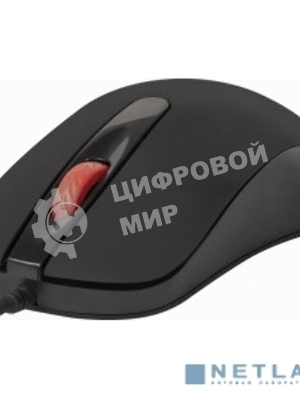 Мышь проводная Defender Ultra Classic MB-280 черный, 1200 dpi, USB, кнопки - 4