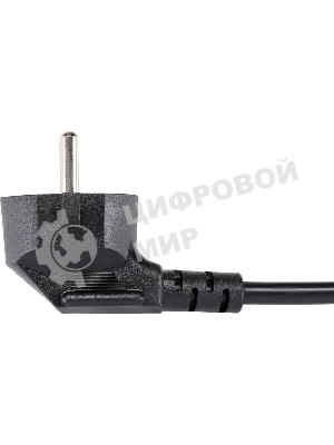 Кабель комп - розетка 220V EU (угловой) 3GX1,5мм2, 1,8m, медь, Telecom