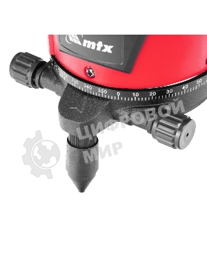 Лазерный уровень MTX MXL RED, 30 м, красный луч, акк. Li 2400 mAh, сумка, резьба 5/8