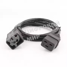 Шнур сетевой Rexant IEC 320 C19 – IEC 320 C20 3x1,5мм², 5м