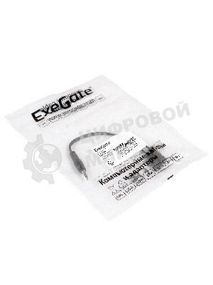 Кабель-разветвитель аудио Exegate EX284946RUS EX-CCA-415-0.3 (3.5мм Jack M/2x3.5мм Jack F, 0,3м)