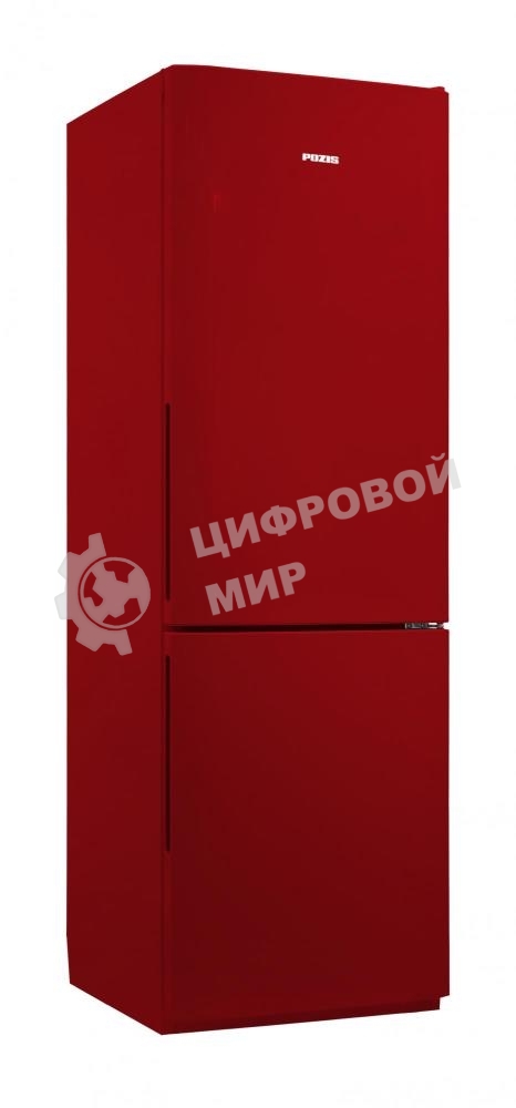 Холодильник Pozis RK FNF-170 рубиновый двухкамерный 220/94 л морозилка снизу