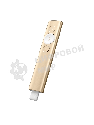 Презентер беспроводной Logitech Spotlight золотистый, радиоканал, USB, кнопки - 3