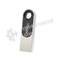 Флешка USB Netac U278 (NT03U278N-064G-20PN), 64Gb, USB 2.0, R/W 50/10, серебристый/черный
