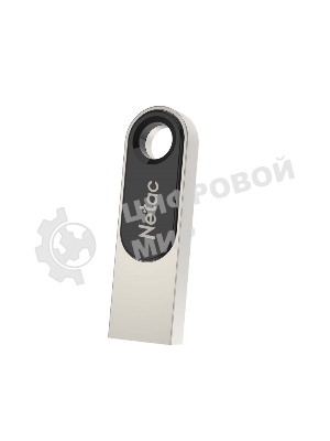 Флешка USB Netac U278 (NT03U278N-064G-20PN), 64Gb, USB 2.0, R/W 50/10, серебристый/черный
