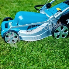 Газонокосилка Makita ELM4121 1600Вт,41см,7уровн,20\75мм,50л,14.5кг,кор,сталь,2Cut,инд заполнения,мульчирование