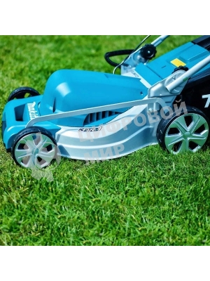 Газонокосилка Makita ELM4121 1600Вт,41см,7уровн,20\75мм,50л,14.5кг,кор,сталь,2Cut,инд заполнения,мульчирование