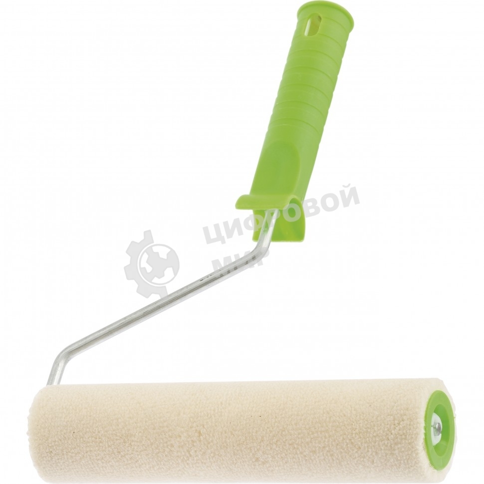 Валик Сибртех велюр с ручкой,240 мм,ворс 2 мм, D - 36 мм