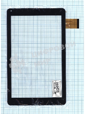 Сенсорное стекло (тачскрин) SQ-PGA116BO1-FPC-AO, черное