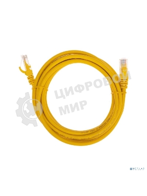 Патч-корд U/UTP Rexant cat.6, RJ45-RJ45, неэкранированный, 26AWG, LSZH, желтый, 3 м