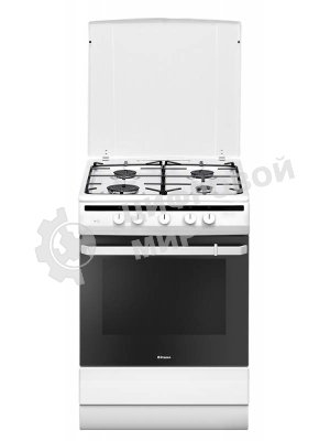 Плита газовая Hansa FCGW61000 белый, конфорок 4 шт, духовка 58 л, 60 см x 85 см x 60 см