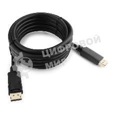 Кабель DisplayPort Gembird/Cablexpert, 3м, 20M/20M, черный, экран, пакет(CC-DP-10)