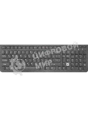 Клавиатура беспроводная Defender ULTRAMATE SM-535 RU USB, радиоканал, черный