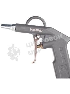 Пистолет продувочный Patriot GH 60A10бар 400л/мин длина сопла25мм быстросъем