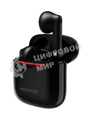 Игровая гарнитура TWS Edifier Hecate GM3 Plus черный, вкладыши, Bluetooth, до 5.5 ч