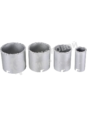 Набор коронок алмазных по керамической плитке 73/10/9/4