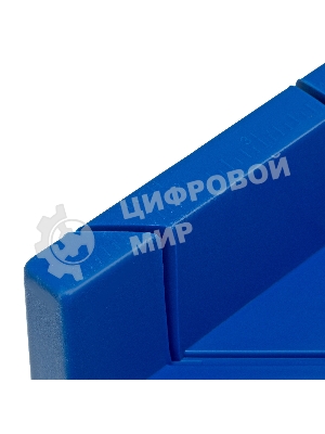 Стусло пластиковое Сибртех синее, 4 угла для запила+пила 450 мм