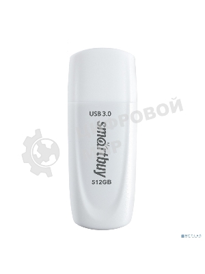 Флешка USB SmartBuy Scout white (SB016Gb3SCW), 16Gb, USB 3.0, R/W 100/40, белый