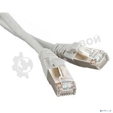 Патч-корд Hyperline PC-LPM-STP-RJ45-RJ45-C6-1M-LSZH-GY Патч-корд F/UTP, экранированный, Cat.6, LSZH, 1 м, серый