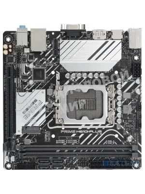 Материнская плата ASUS PRIME H610I-PLUS-CSM, LGA 1700, Intel H610, 2xDDR5, 4xSATA, 1xM.2 PCIe 3.0 x4, 1xPCIe 4.0 x16, 1xHDMI, 1xDP, 1xVGA, 2xUSB-A 3.2 Gen 1, 2xUSB-A 2.0, 1x 1Gb LAN, 3x3.5 мм, 7.1, Mini-ITX