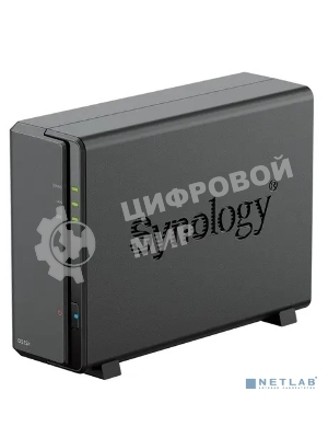 СХД SYNOLOGY настольное исполнение 1BAY NO HDD DS124