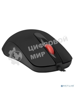 Мышь проводная Defender Ultra Classic MB-280 черный, 1200 dpi, USB, кнопки - 4