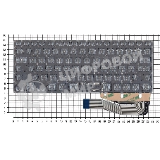 Клавиатура для ноутбука Asus VivoBook Flip 14 TP401N черная