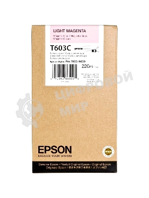 Картридж струйный Epson C13T603C00 светло-пурпурный (220 мл) для Epson St Pro 7800/9800
