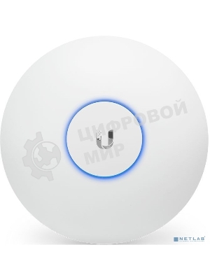 Сетевое оборудование UBIQUITI UAP-AC-HD Точка доступа 2.4+5 ГГц, ac Wave2, 4х4 MU-MIMO, 802.3at, 2х 1G Ethernet