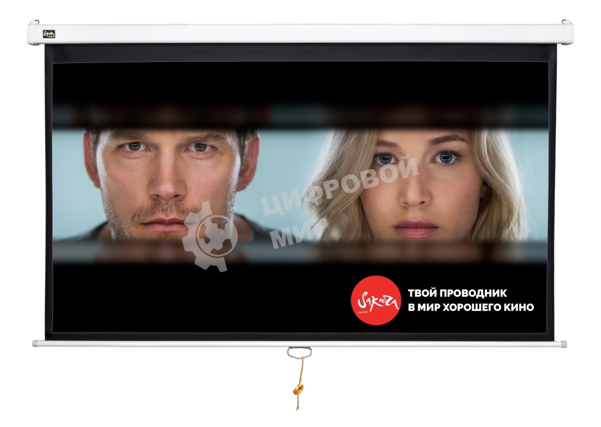 Экран 146x110см Wallscreen 4:3 настенно-потолочный подпружиненный 72' Matt White (MW)