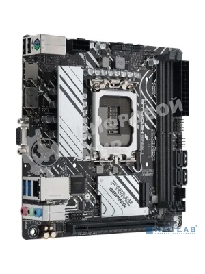 Материнская плата ASUS PRIME H610I-PLUS-CSM, LGA 1700, Intel H610, 2xDDR5, 4xSATA, 1xM.2 PCIe 3.0 x4, 1xPCIe 4.0 x16, 1xHDMI, 1xDP, 1xVGA, 2xUSB-A 3.2 Gen 1, 2xUSB-A 2.0, 1x 1Gb LAN, 3x3.5 мм, 7.1, Mini-ITX