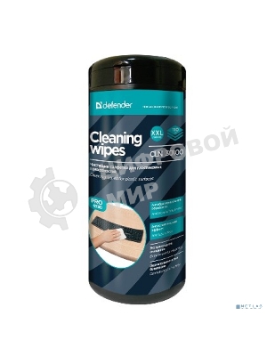 Чистящие салфетки Defender для поверхностей офисной техники (Не применять для ЖК-экранов!)/туба/110 шт/Германия