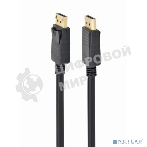 Кабель Filum Display port 1.8 м., ver.1.2, медь, черный, разъемы: Display port male- Display port male, пакет. FL-C-DP1.2M-DP1.2M-1.8M (894196)