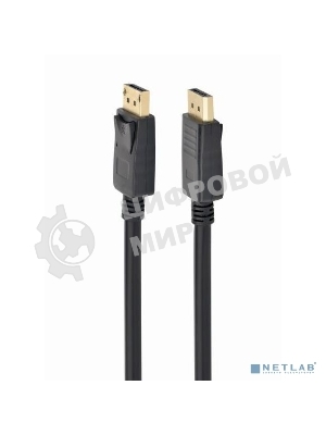 Кабель Filum Display port 1.8 м., ver.1.2, медь, черный, разъемы: Display port male- Display port male, пакет. FL-C-DP1.2M-DP1.2M-1.8M (894196)