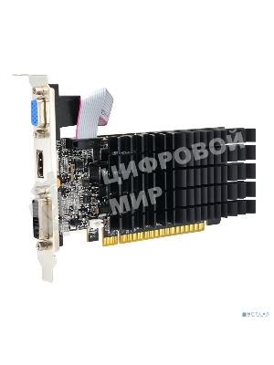 Видеокарта AFOX NVIDIA Geforce GT210 1Gb DDR3 64Bit DVI HDMI VGA LP Single Fan