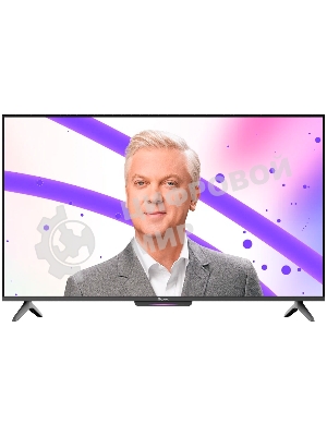 Телевизор Яндекс 50'' YNDX-00075 черный LED UHD 60Hz YandexGPT 2GB/32GB